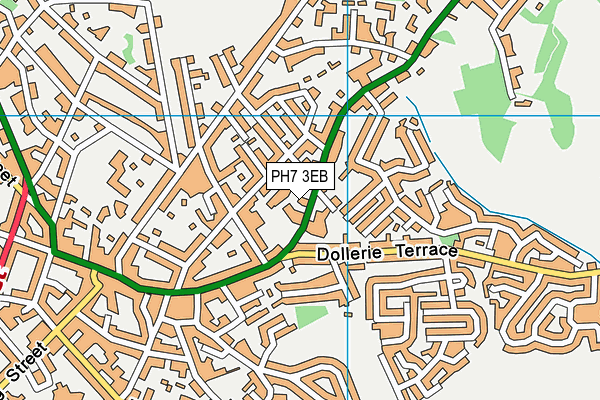 PH7 3EB map - OS VectorMap District (Ordnance Survey)