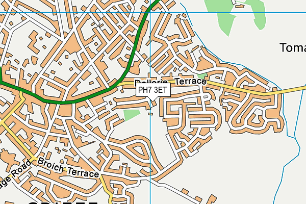 PH7 3ET map - OS VectorMap District (Ordnance Survey)