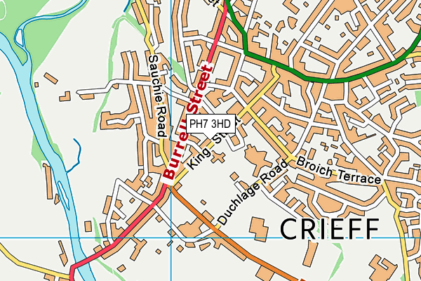 PH7 3HD map - OS VectorMap District (Ordnance Survey)