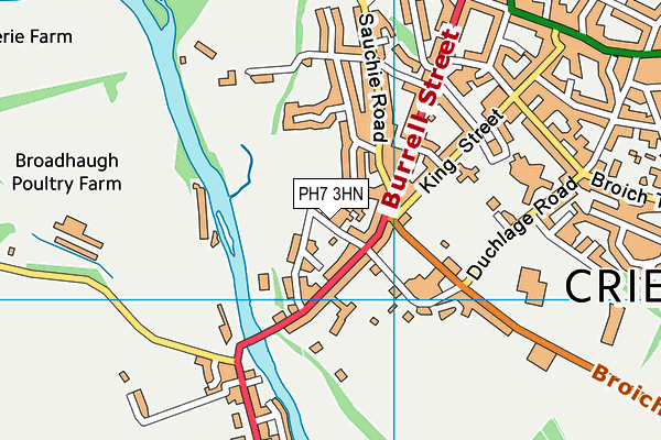 PH7 3HN map - OS VectorMap District (Ordnance Survey)