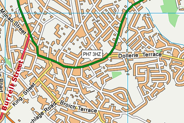 PH7 3HZ map - OS VectorMap District (Ordnance Survey)