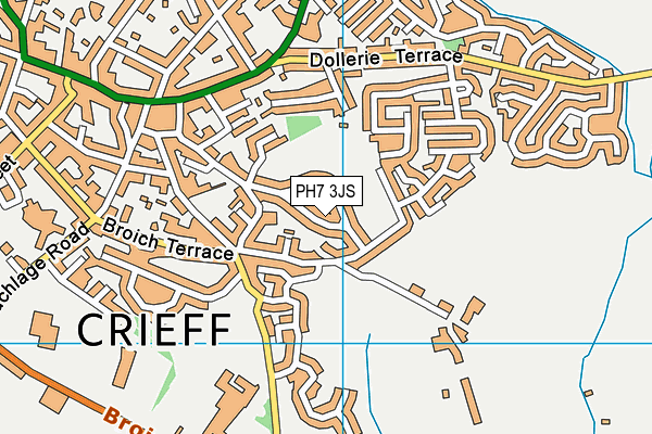 PH7 3JS map - OS VectorMap District (Ordnance Survey)