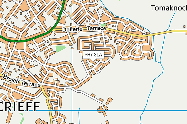 PH7 3LA map - OS VectorMap District (Ordnance Survey)