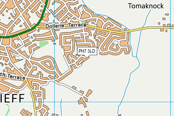 PH7 3LD map - OS VectorMap District (Ordnance Survey)