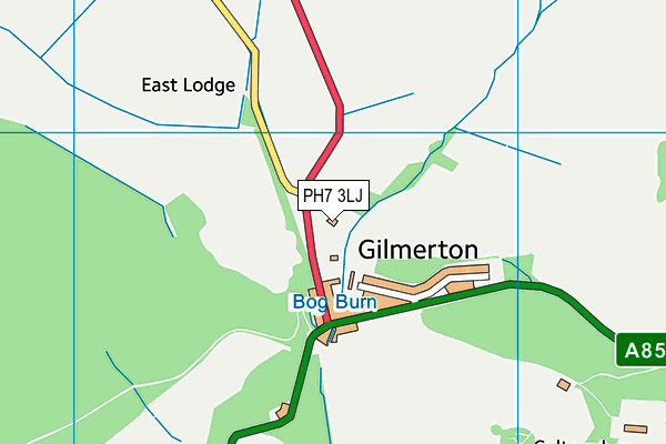 PH7 3LJ map - OS VectorMap District (Ordnance Survey)