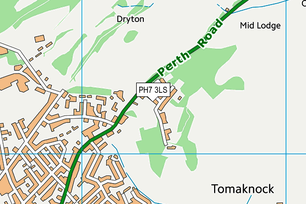 PH7 3LS map - OS VectorMap District (Ordnance Survey)