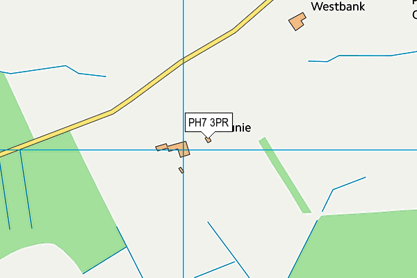 PH7 3PR map - OS VectorMap District (Ordnance Survey)