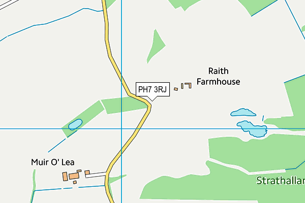 PH7 3RJ map - OS VectorMap District (Ordnance Survey)