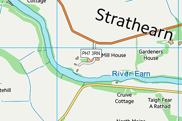 PH7 3RN map - OS VectorMap District (Ordnance Survey)