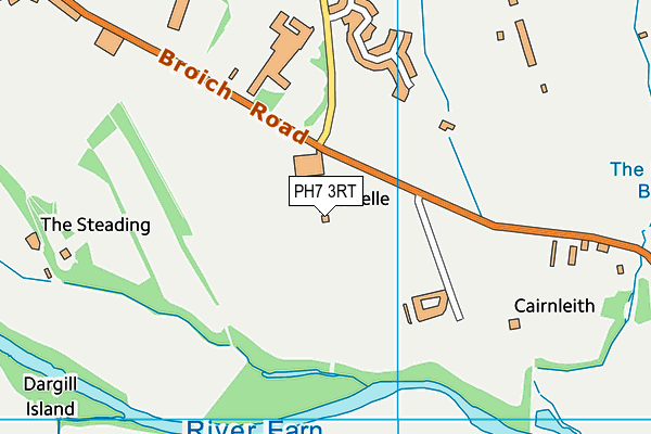 PH7 3RT map - OS VectorMap District (Ordnance Survey)
