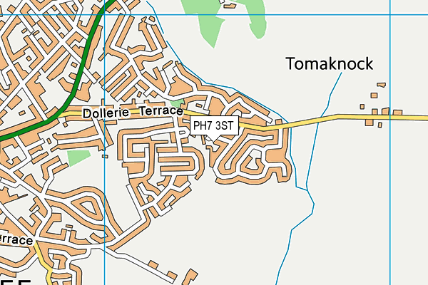 PH7 3ST map - OS VectorMap District (Ordnance Survey)