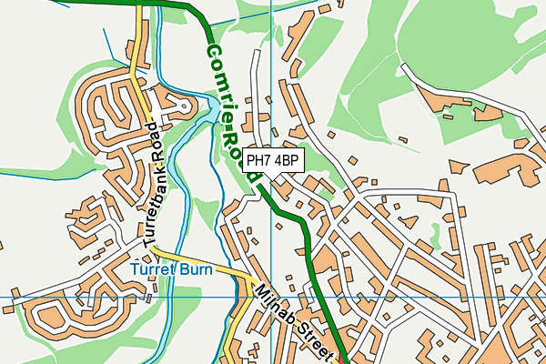 PH7 4BP map - OS VectorMap District (Ordnance Survey)