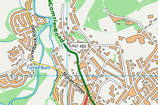 PH7 4BX map - OS VectorMap District (Ordnance Survey)