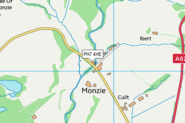 PH7 4HE map - OS VectorMap District (Ordnance Survey)