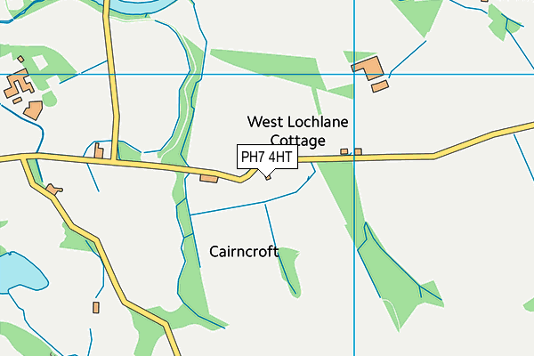 PH7 4HT map - OS VectorMap District (Ordnance Survey)