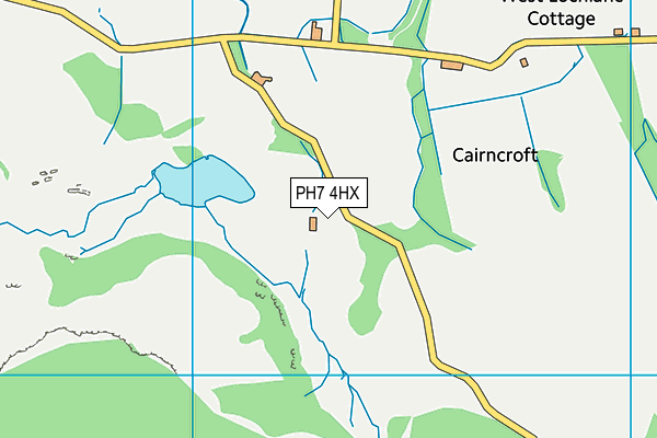 PH7 4HX map - OS VectorMap District (Ordnance Survey)