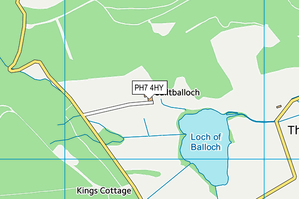 PH7 4HY map - OS VectorMap District (Ordnance Survey)
