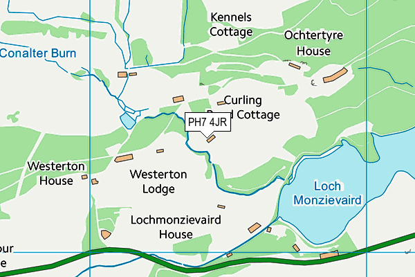 PH7 4JR map - OS VectorMap District (Ordnance Survey)
