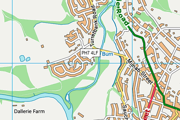 PH7 4LF map - OS VectorMap District (Ordnance Survey)