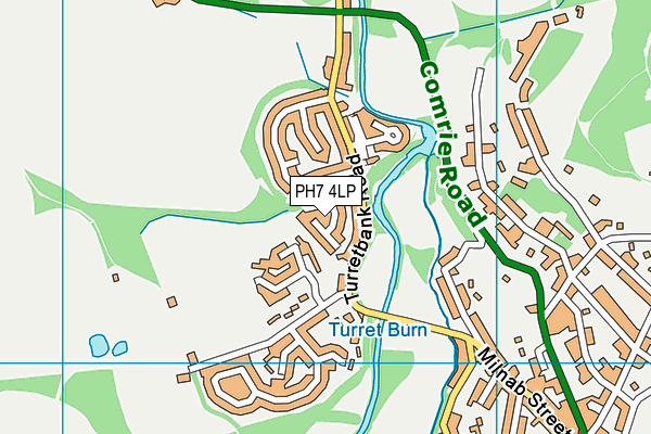 PH7 4LP map - OS VectorMap District (Ordnance Survey)