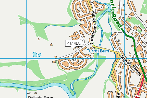 PH7 4LQ map - OS VectorMap District (Ordnance Survey)