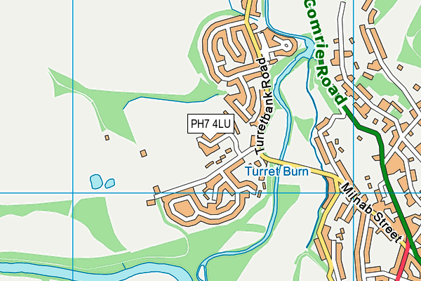 PH7 4LU map - OS VectorMap District (Ordnance Survey)