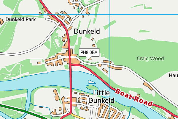 Map of DUNKELD FINE FOODS LTD at district scale