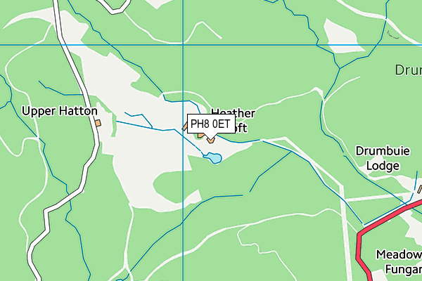 PH8 0ET map - OS VectorMap District (Ordnance Survey)