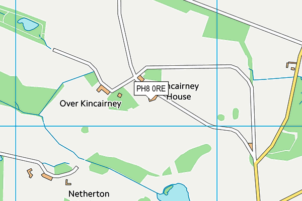 PH8 0RE map - OS VectorMap District (Ordnance Survey)