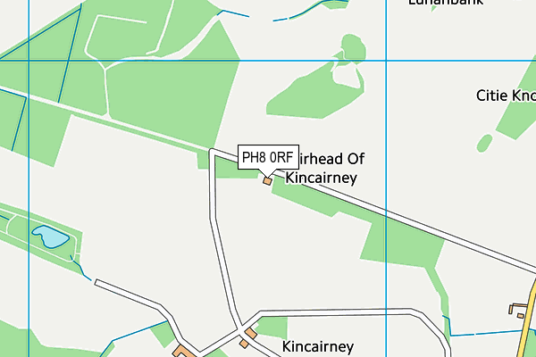 PH8 0RF map - OS VectorMap District (Ordnance Survey)