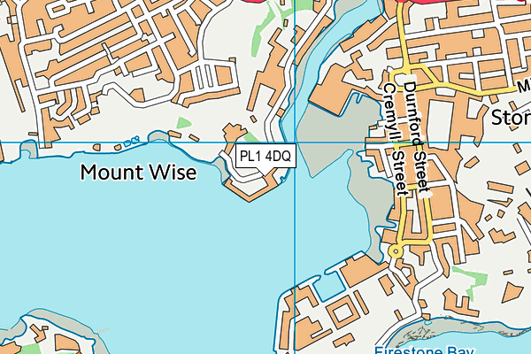 PL1 4DQ map - OS VectorMap District (Ordnance Survey)