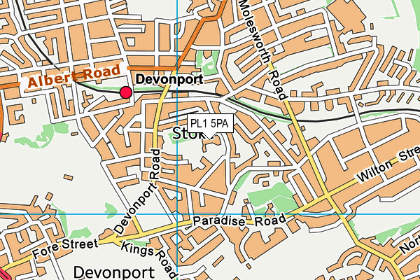 Stoke Damerel Primary Academy map (PL1 5PA) - OS VectorMap District (Ordnance Survey)
