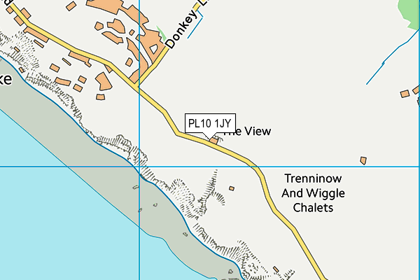 PL10 1JY map - OS VectorMap District (Ordnance Survey)