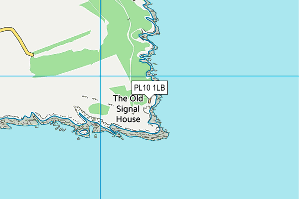 PL10 1LB map - OS VectorMap District (Ordnance Survey)
