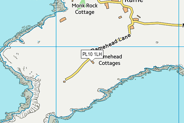 PL10 1LH map - OS VectorMap District (Ordnance Survey)