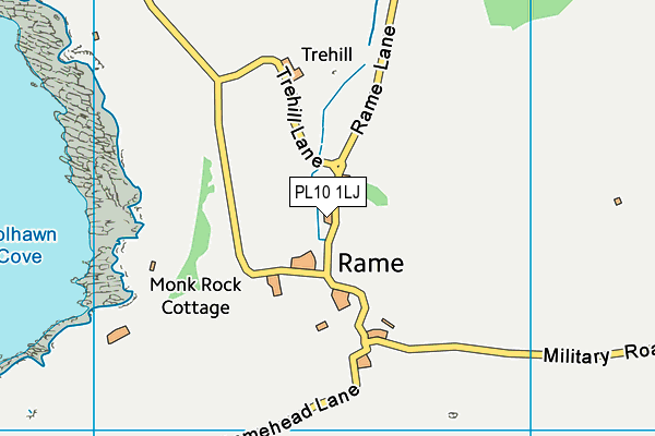 PL10 1LJ map - OS VectorMap District (Ordnance Survey)