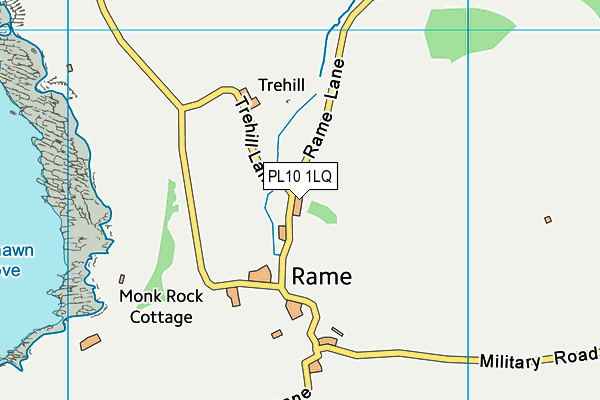 PL10 1LQ map - OS VectorMap District (Ordnance Survey)