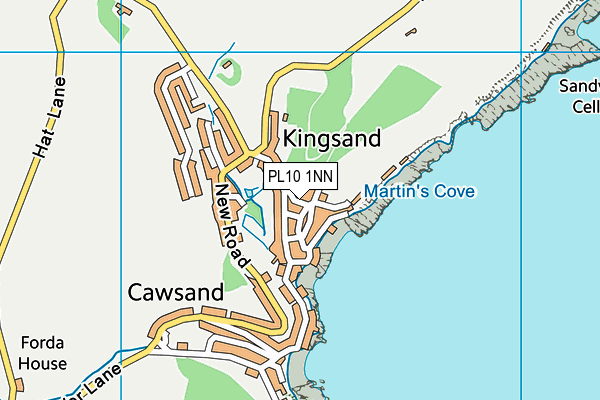 PL10 1NN map - OS VectorMap District (Ordnance Survey)