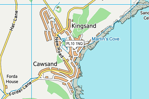 PL10 1NQ map - OS VectorMap District (Ordnance Survey)