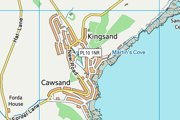 PL10 1NR map - OS VectorMap District (Ordnance Survey)