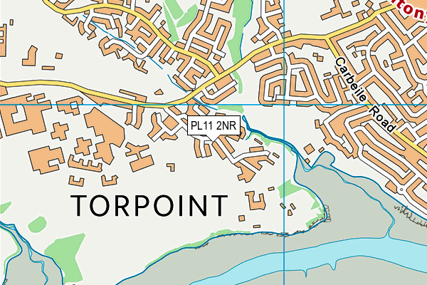 PL11 2NR map - OS VectorMap District (Ordnance Survey)