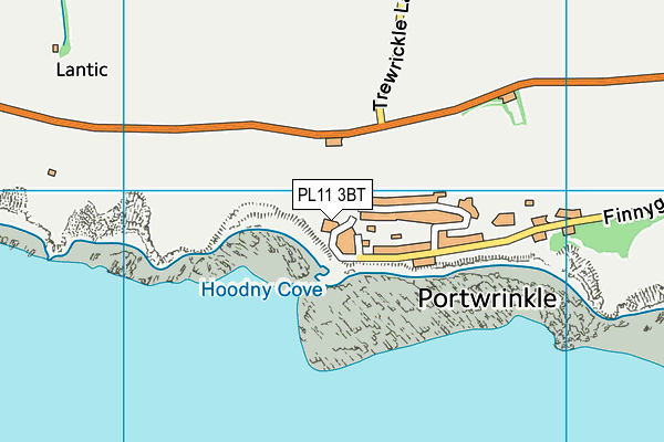 PL11 3BT map - OS VectorMap District (Ordnance Survey)