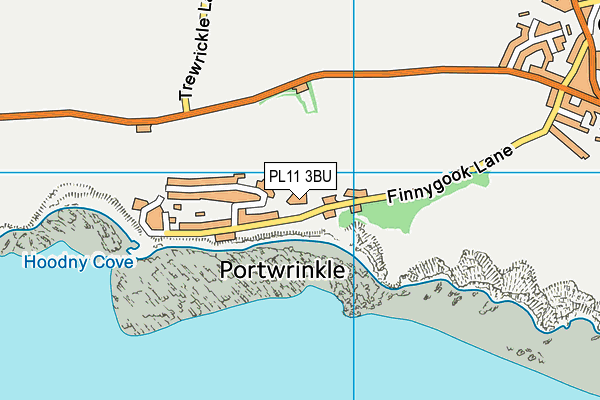 Whitsand Bay Golf Club map (PL11 3BU) - OS VectorMap District (Ordnance Survey)