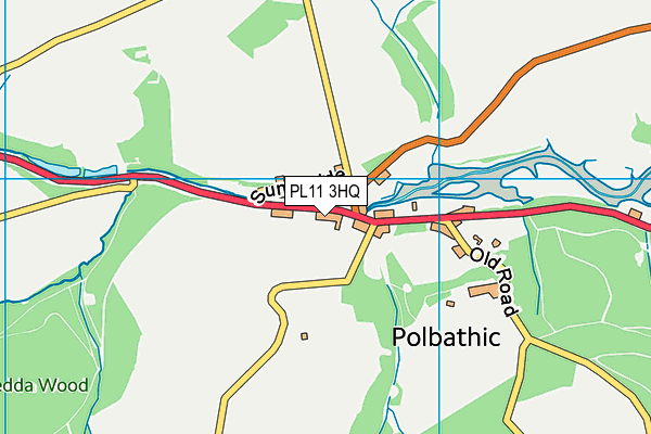 PL11 3HQ map - OS VectorMap District (Ordnance Survey)