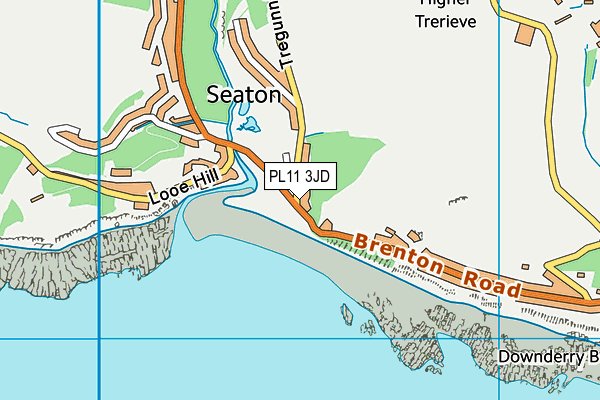 PL11 3JD map - OS VectorMap District (Ordnance Survey)