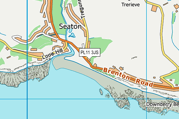 PL11 3JS map - OS VectorMap District (Ordnance Survey)