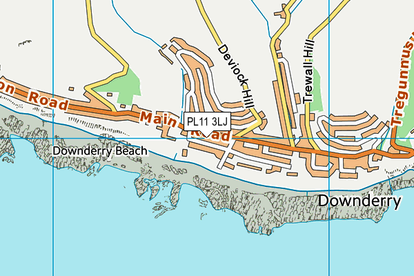 PL11 3LJ map - OS VectorMap District (Ordnance Survey)