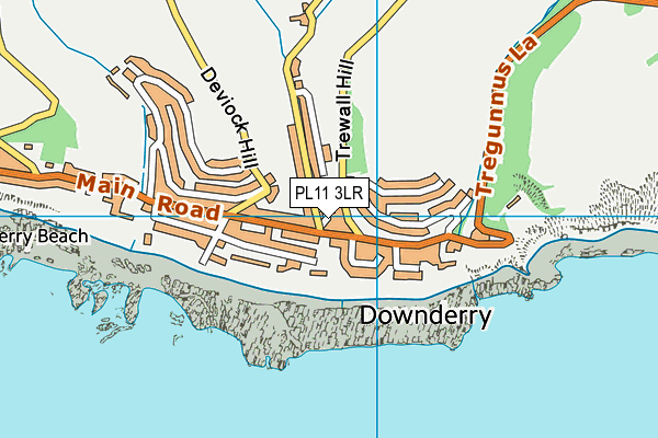 PL11 3LR map - OS VectorMap District (Ordnance Survey)
