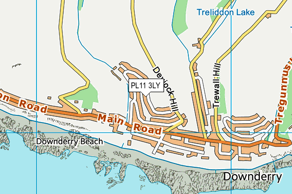 PL11 3LY map - OS VectorMap District (Ordnance Survey)