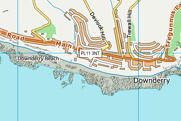 PL11 3NT map - OS VectorMap District (Ordnance Survey)